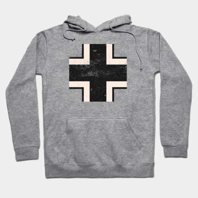 WW2 German Iron Cross Hoodie by Distant War